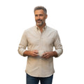 Off White (Cream Color) Solid Oxford Cotton Shirt